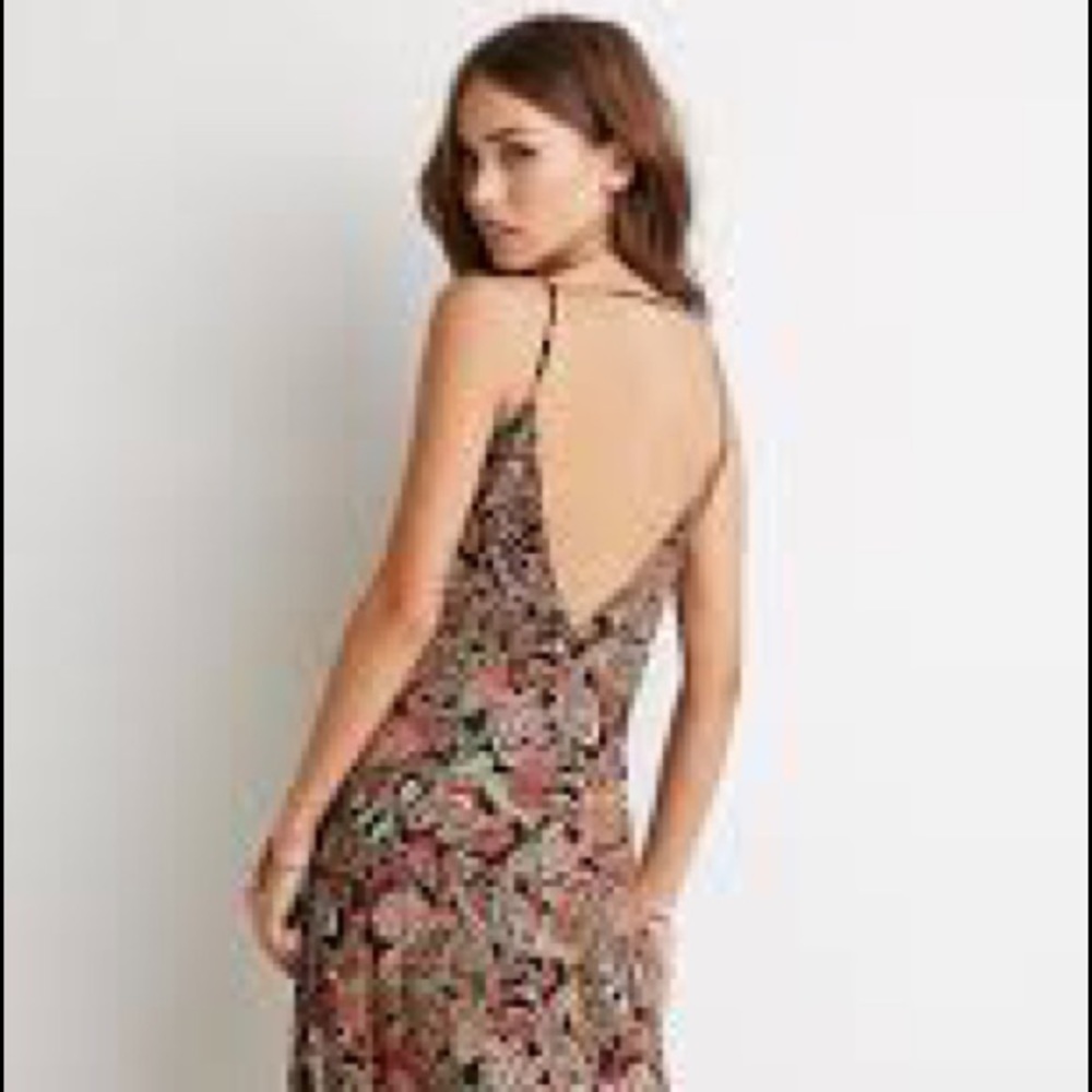 Paisley print dress