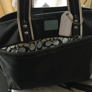 Coach diaper bag w/ changing pad