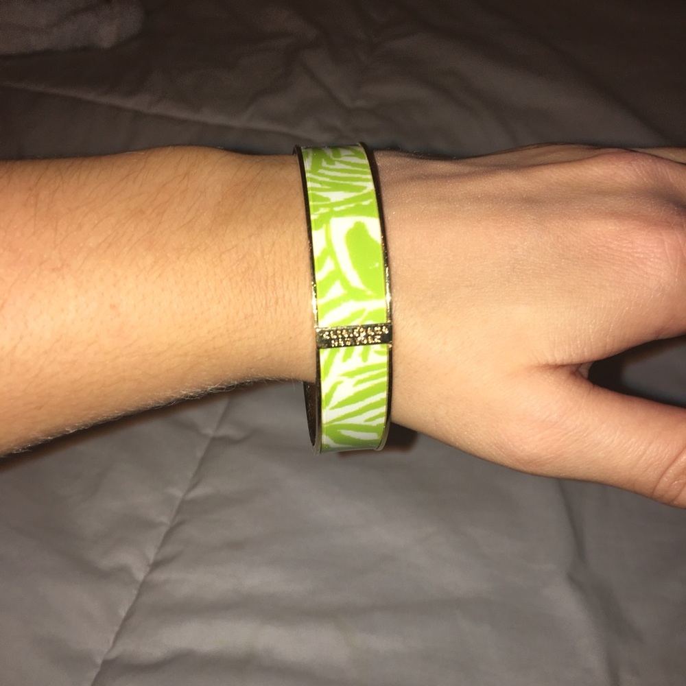 Kate Spade New York Palm Leaf Print Bangle 🌴