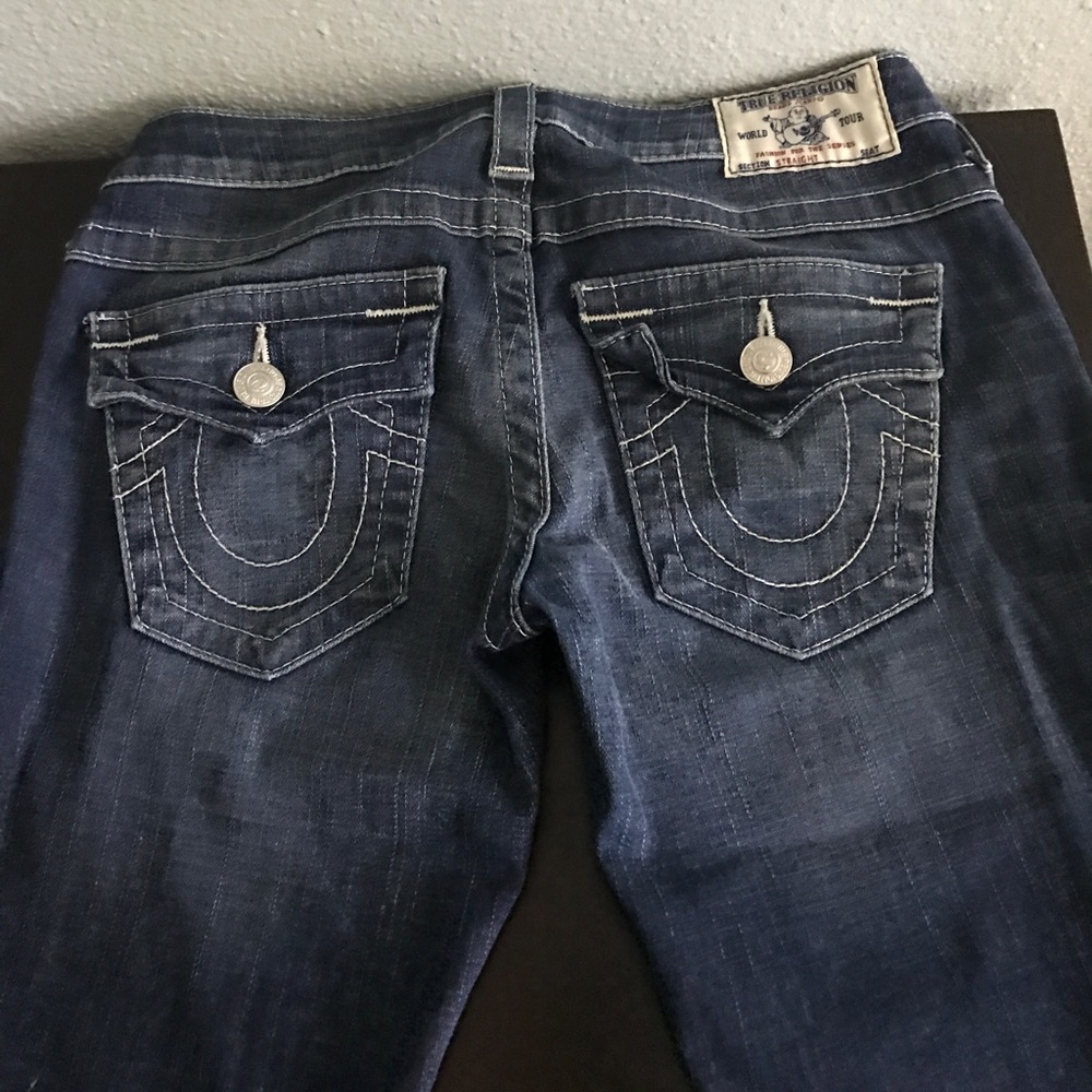 True Religions Lightly Distressed Vintage Denim - Picture 3 of 5