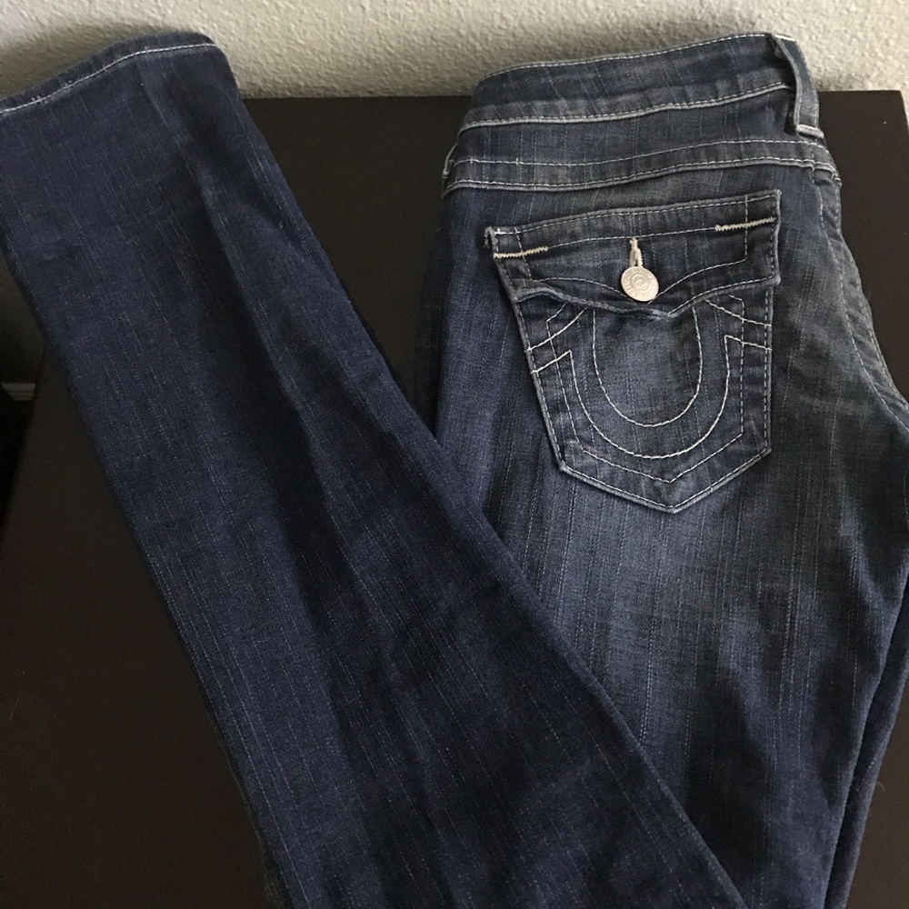 True Religions Lightly Distressed Vintage Denim - Picture 5 of 5