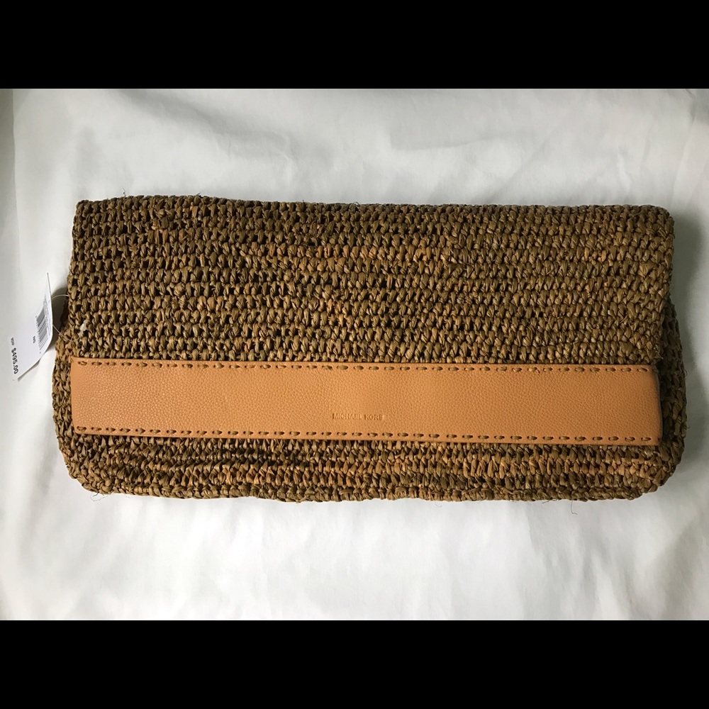 Michael Kors Santorini Large Foldover Clutch NWT