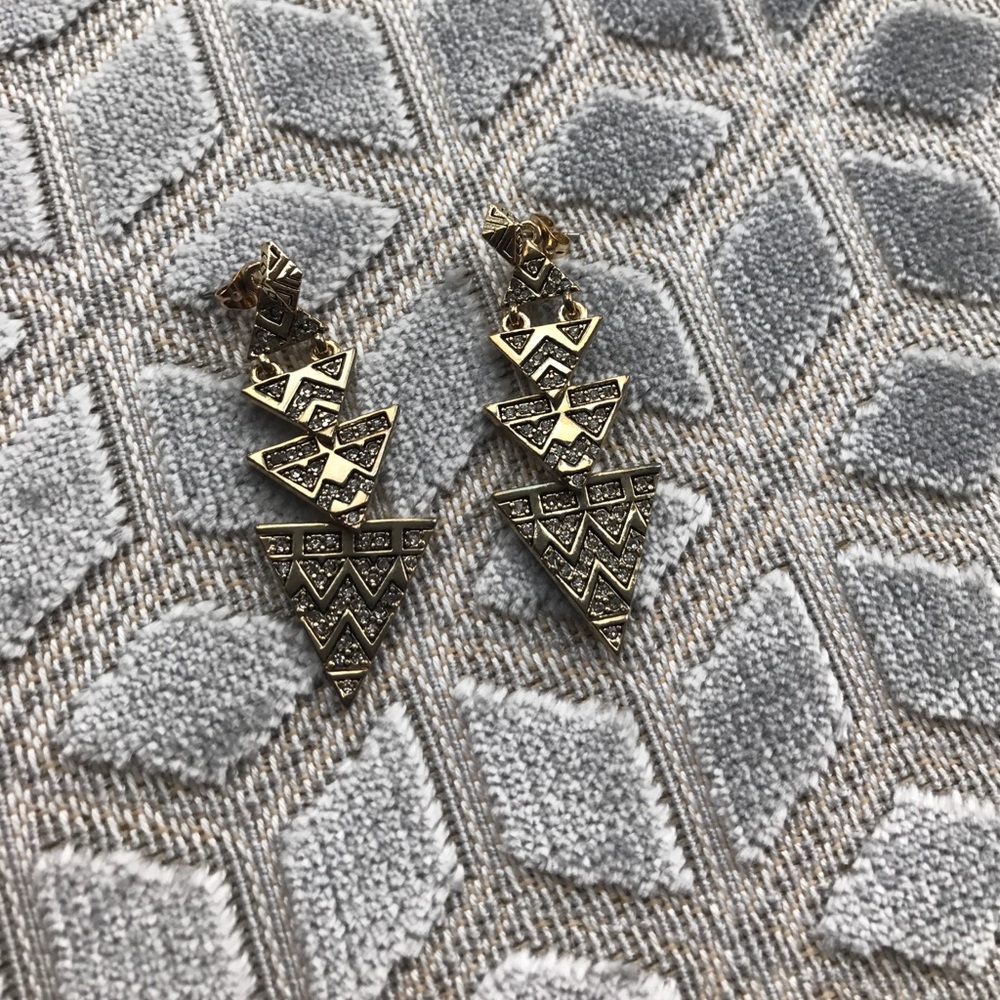 House of Harlow gold earrings!