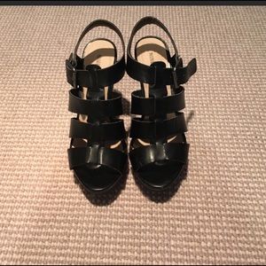 Nine West Gladiator wedges