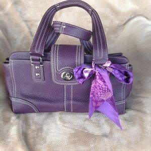 Coach Pebble Leather Satchel