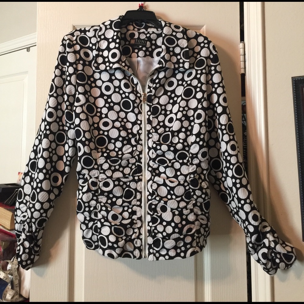 Mod black & white jacket