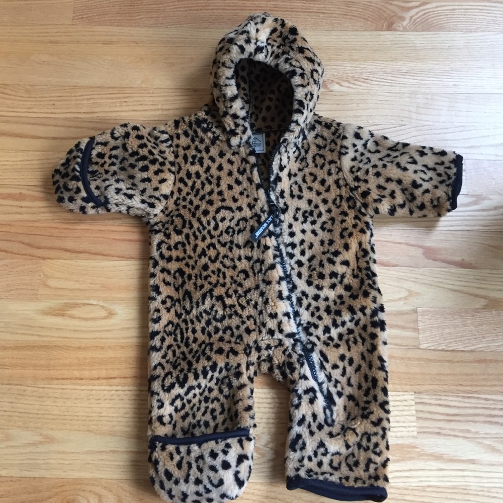 Cheetah snowsuit
