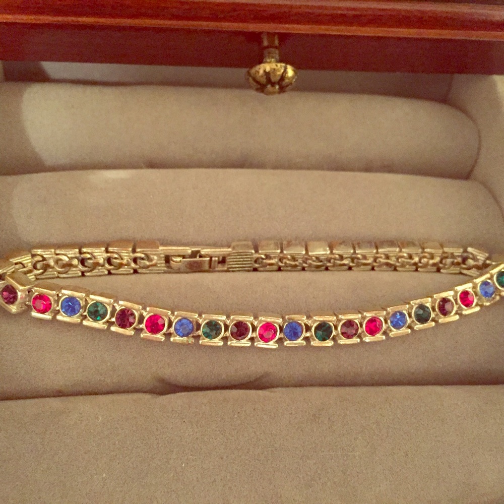 Multi Colored Jewel Bracelet