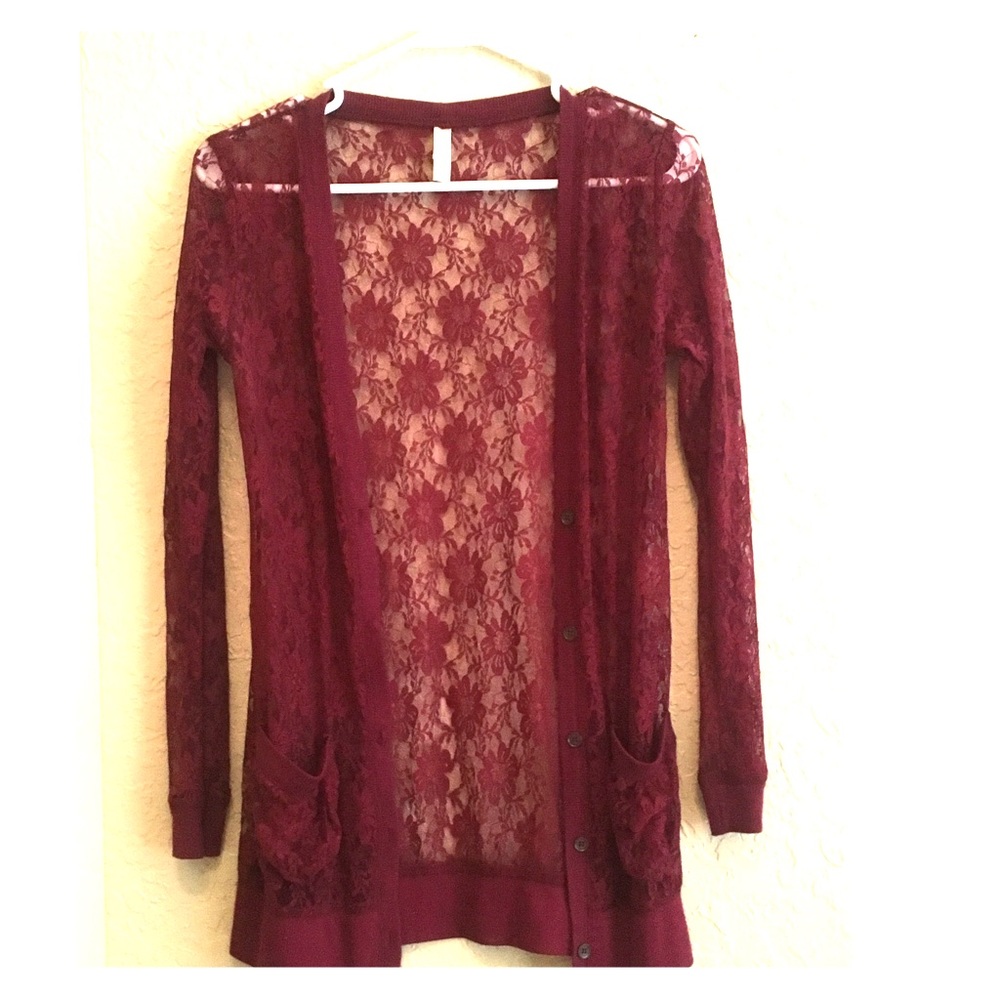 SOLD Lace Cardigan