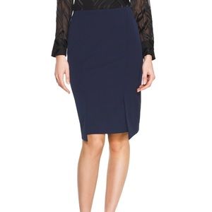 BRAND NEW - WHBM Navy pencil skirt