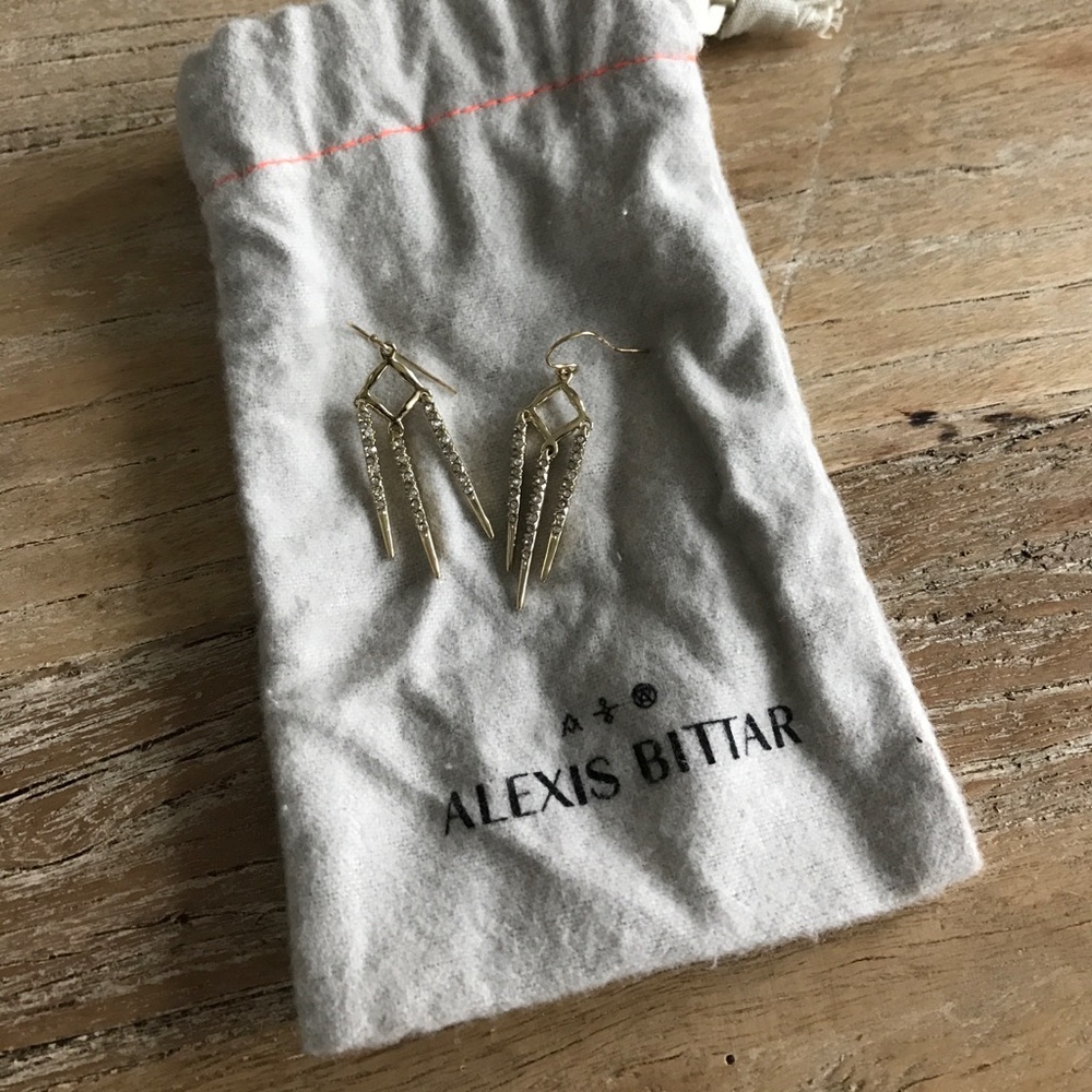 Alexis Bittar gold earrings!