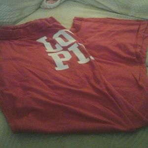 Victorias secret pink lounge pants