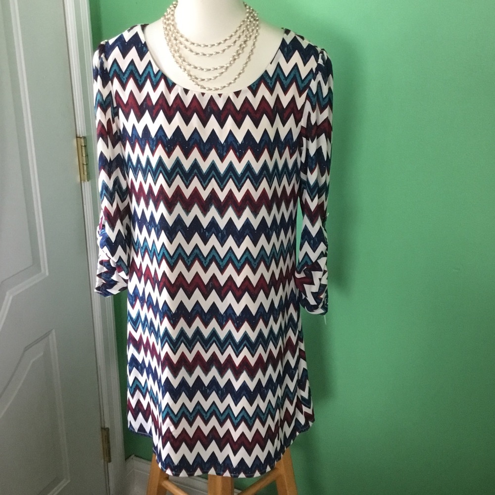 🔔Speechless 3/4 zig-zag dress🔔