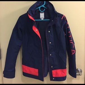 Nautica Navy Rain Jacket