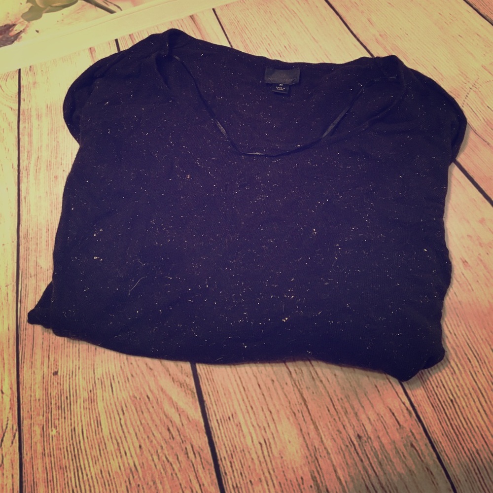 Worthington sparkly black sweater