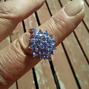Sterling silver Tanzanian ring  size 8