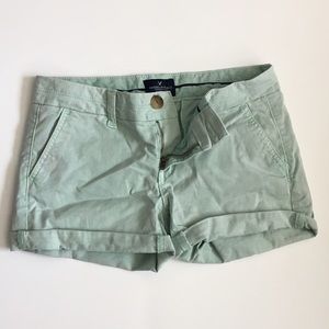 Sea Foam Green Shorts