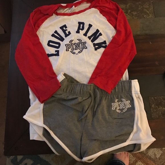 Victoria's Secret shirt and shorts set - Picture 1 of 3