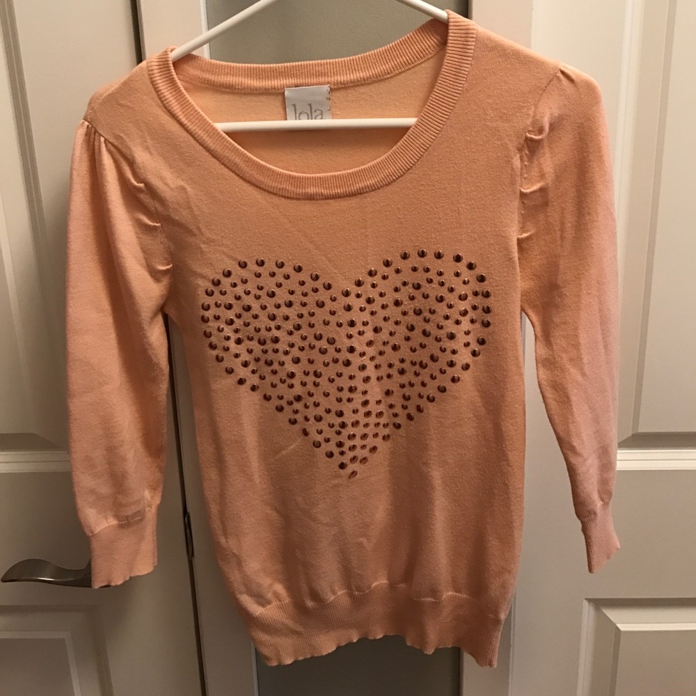 Peach Colored ❤️Sweater