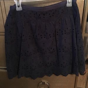 Navy blue skirt!