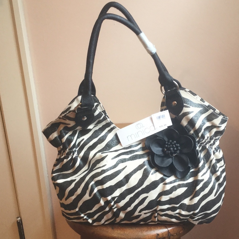 👜Minicci Fabric Zebra Print Bag