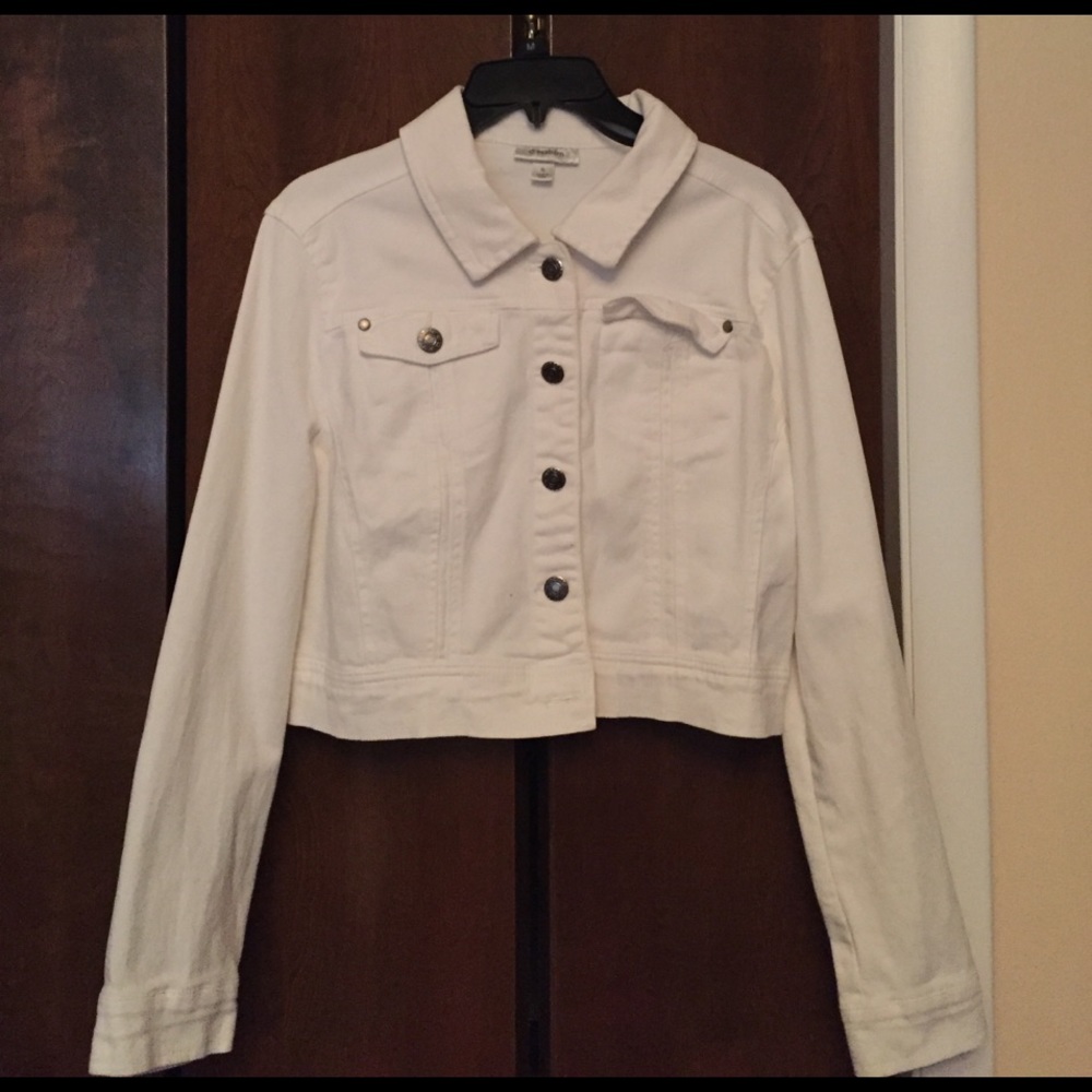 White Levi jacket