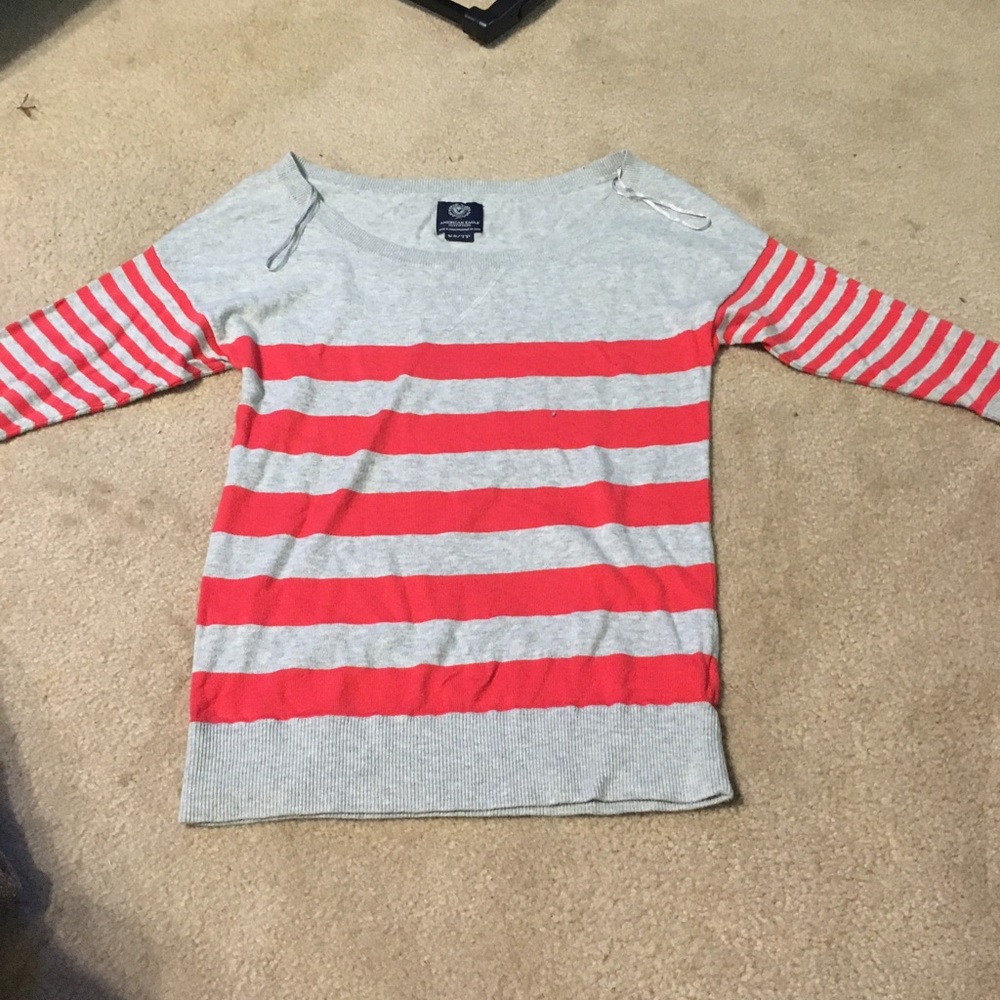 American eagle stripe sweater