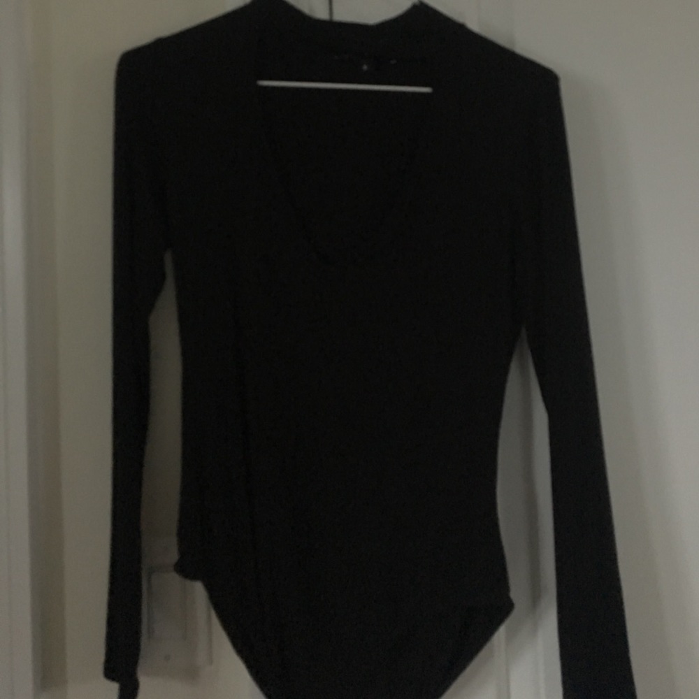 Black Bodysuit with Choker