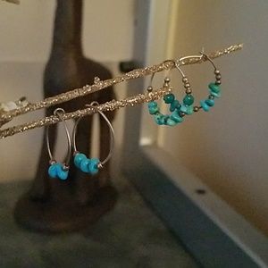 Turquoise hoop bundle