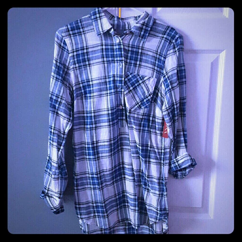 Flannel size small