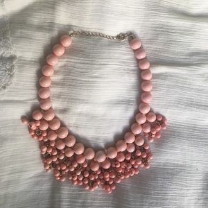 Pink bauble necklace