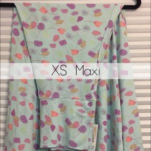 Lularoe XXS Floral Spring Maxi