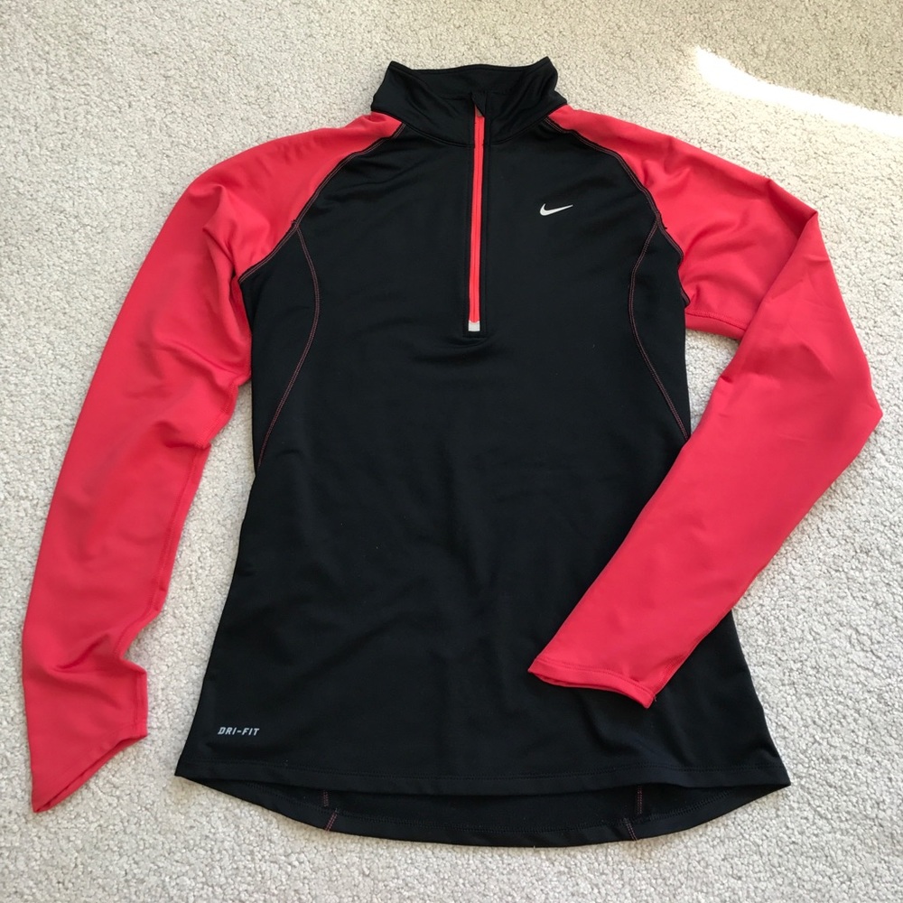 VGUC Nike 1/4 zip long sleeve running top