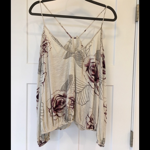 Free People off the shoulder top - Picture 3 of 4