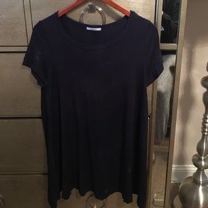 Navy blue t-shirt dress