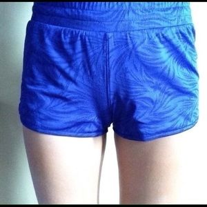 Blue Nike shorts