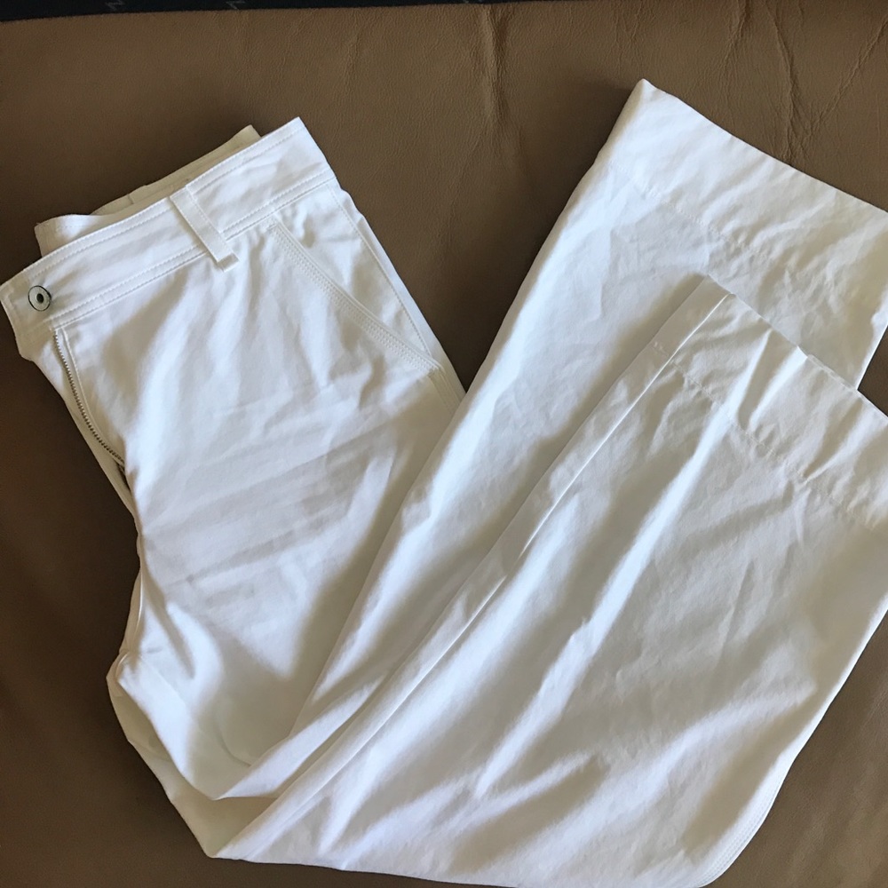 Rag & Bone wide leg white pant