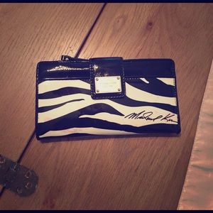 Michael Kors Zebra print wallet