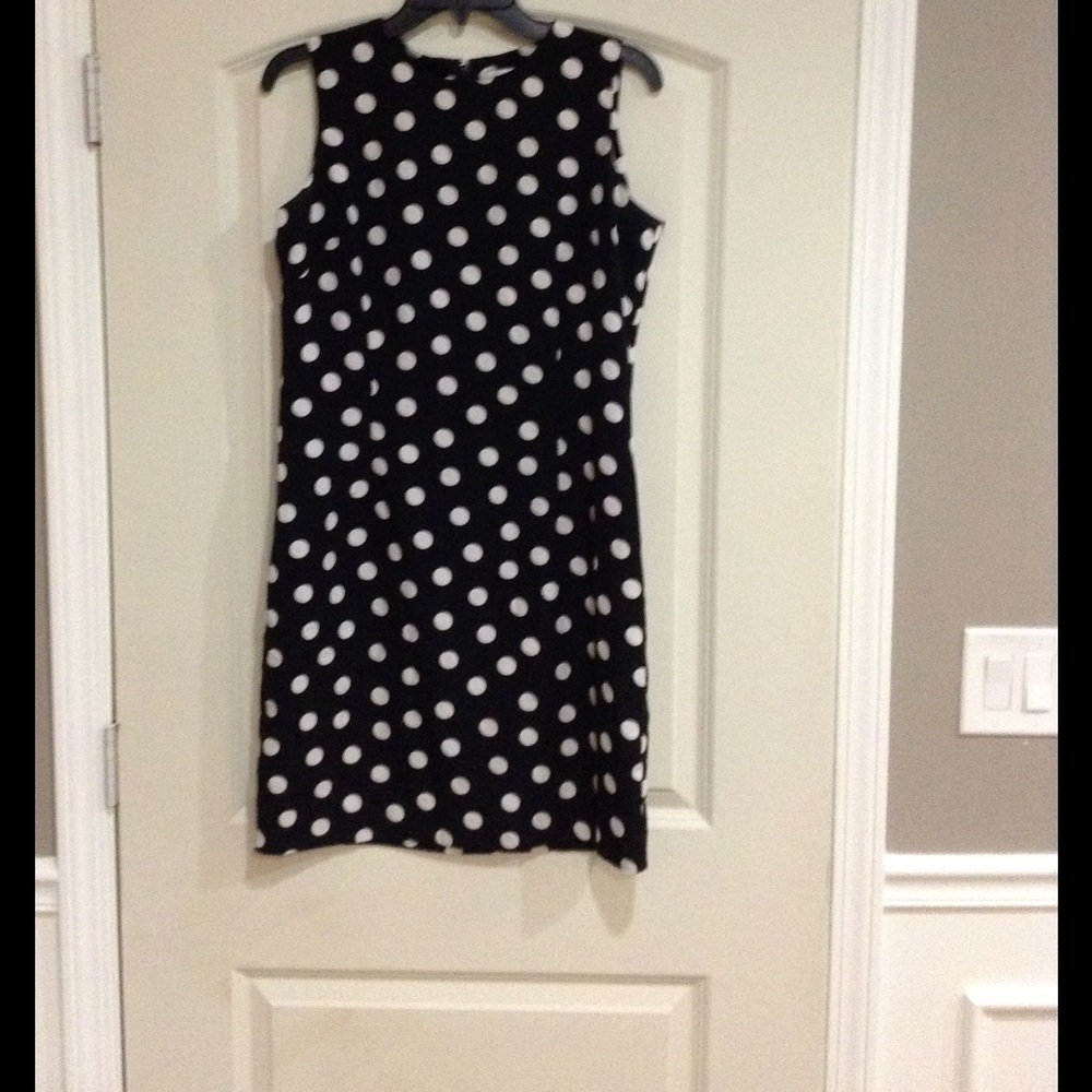 The villager a Liz Claiborne brand polka dot dress