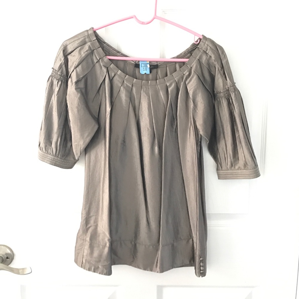 Silver BCBG blouse
