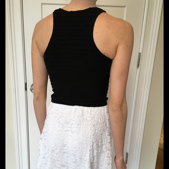 Black Crop Top - Picture 2 of 3