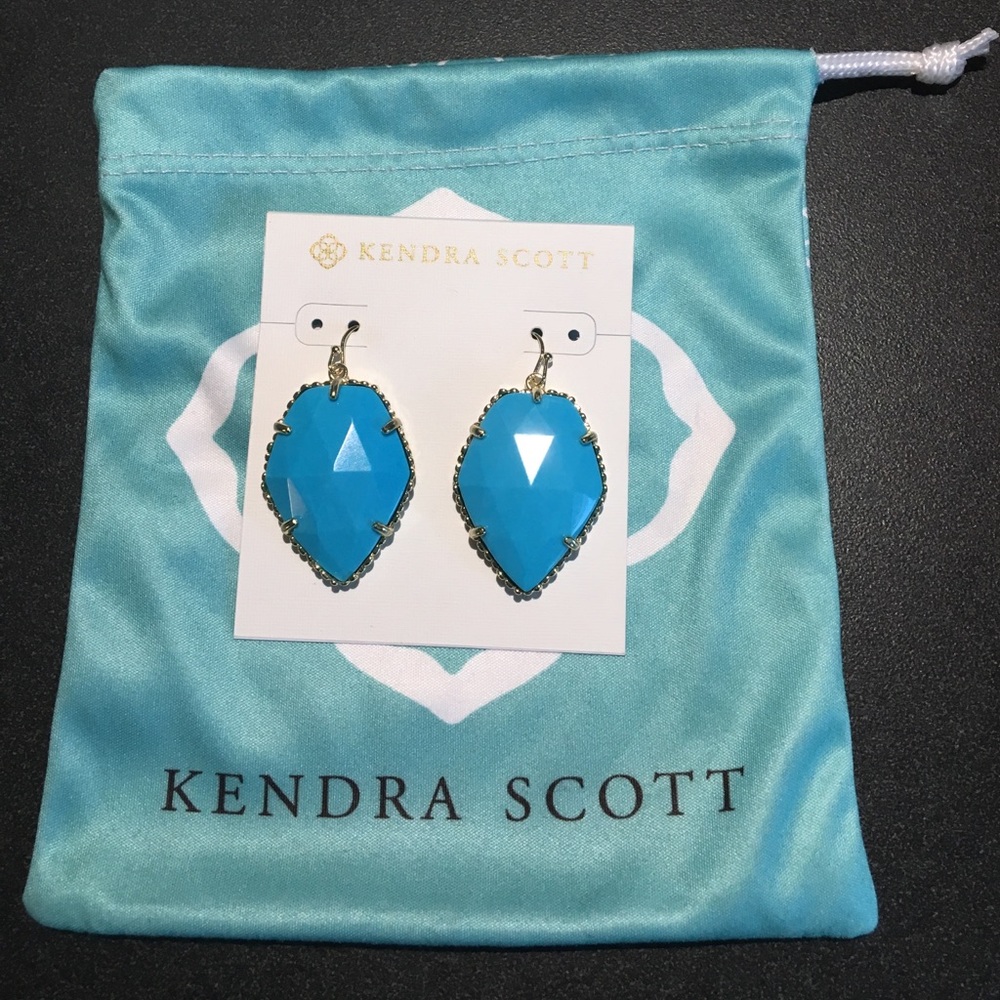 Kendra Scott Corley drop earrings in turquoise