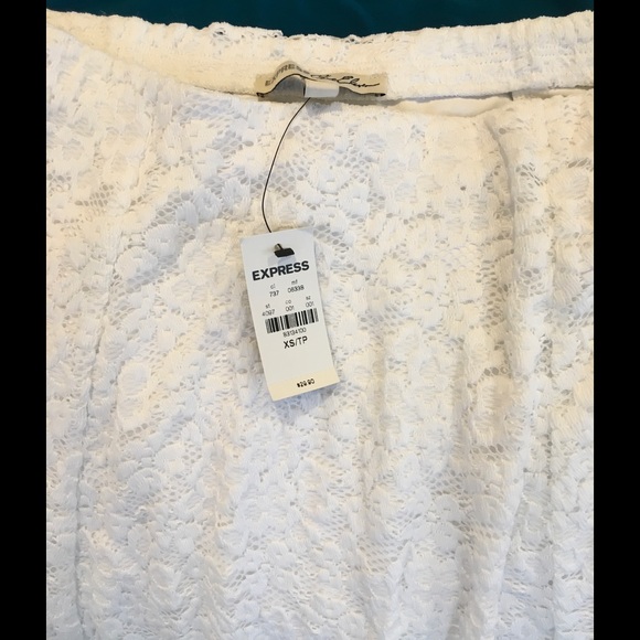 White Lace Express Skirt - Picture 4 of 4