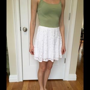 White Lace Express Skirt