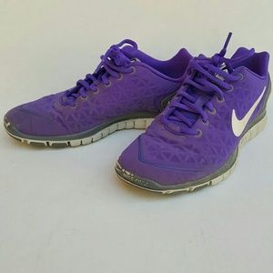 Purple Nike Free Fit 2