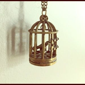 Bird Cage Necklace