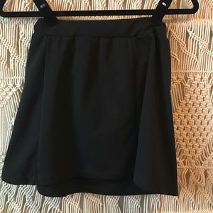 Black miniskirt