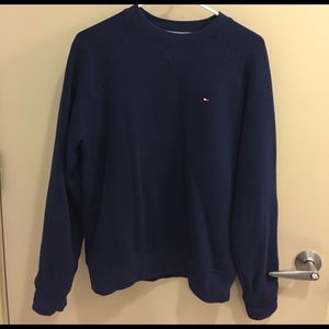 Navy Tommy Hilfiger Crewneck Sweatshirt