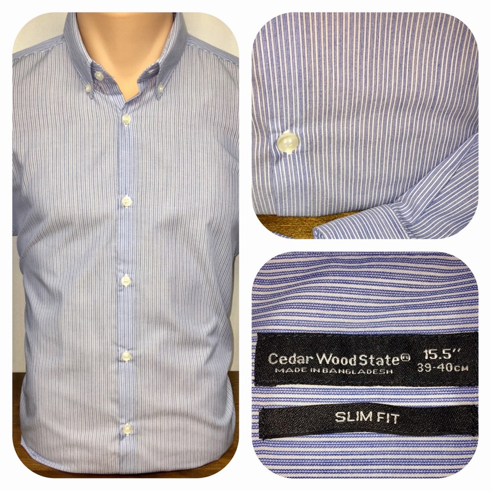Cedar Wood State slim fit shirt
