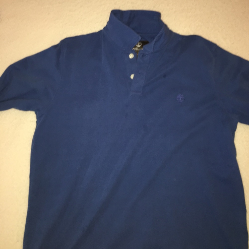 Timberland long sleeve blue polo